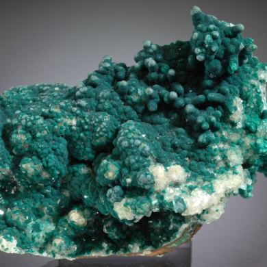 Rosasite with Calcite and Malachite