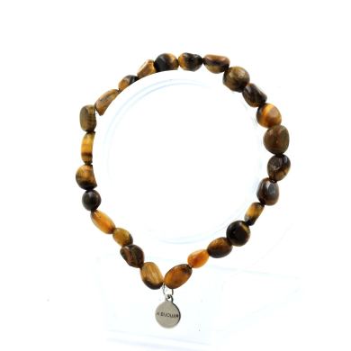 Tiger's Eye from South Africa Bracelet. Customizable size.