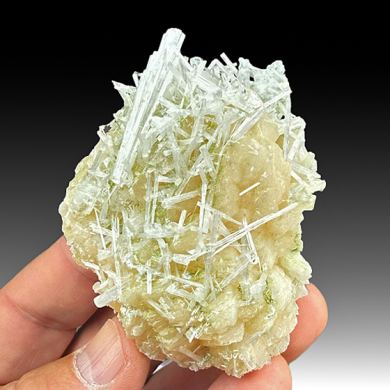 Scolecite with Stilbite, Fluorapophyllite-K