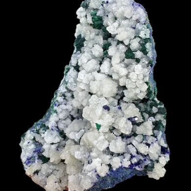 Cerussite, azurite, malachite