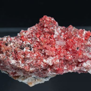 Cinnabar with Quartz and Calcite