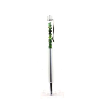 Raw Tsavorite Garnet mineral pen Tanzania.