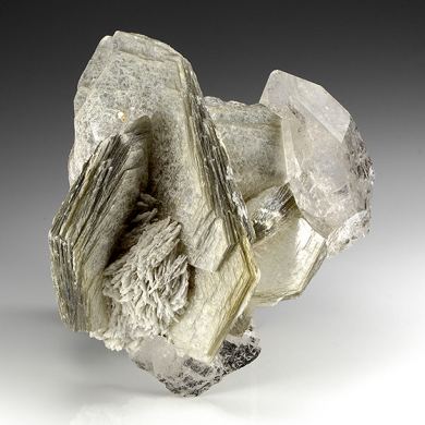 Muscovite with Quartz, Albite