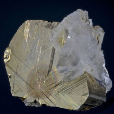 Cubanite with Calcite
