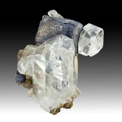 Barite with Galena