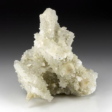 Danburite with Quartz, Calcite