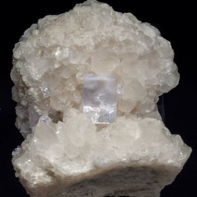 Fluorite with Quartz and Calcite