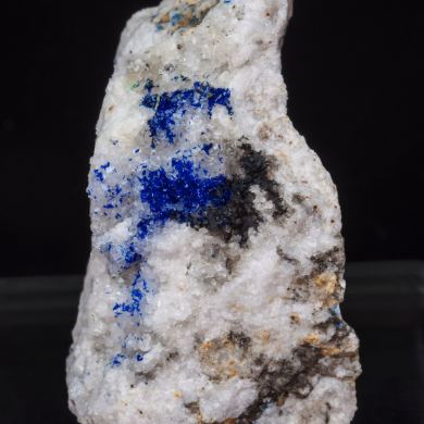 Azurite with Quartz