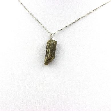 Raw Epidote Necklace. 6.99 ct.
