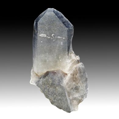 Quartz with Riebeckite inclusions