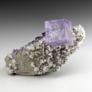 Fluorite with Dolomite