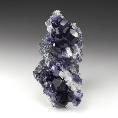 Fluorite with Quartz
