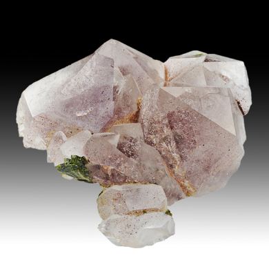 Quartz with Hematite, Epidote inclusions