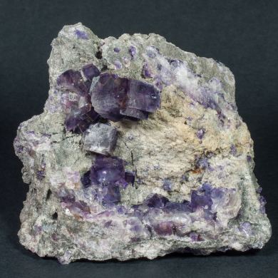 Fluorite with Quartz