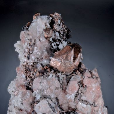 Copper in and on Calcite USA Classic
