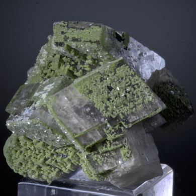 Duftite on Calcite