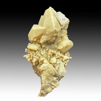 Dolomite after Calcite with Quartz
