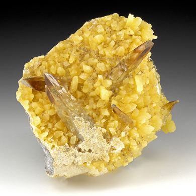 Barite with Calcite