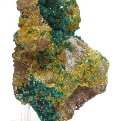 Dioptase, mimetite