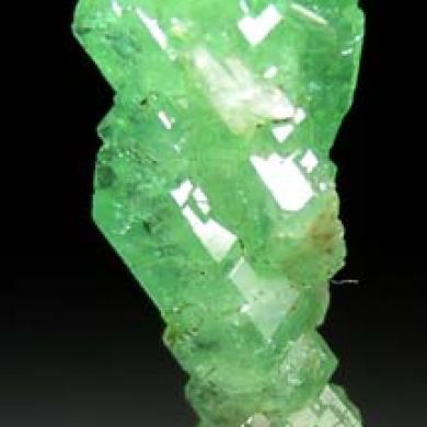 Tsavorite with Diopside