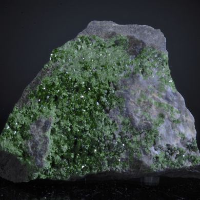 Uvarovite - emerald-green Garnets