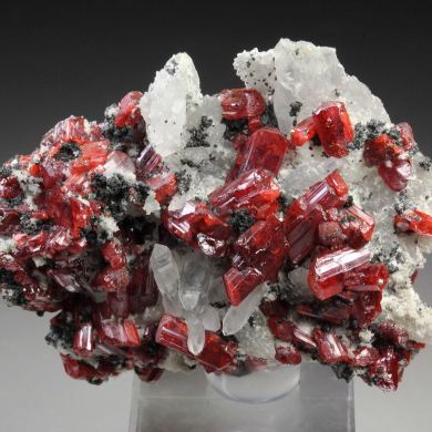REALGAR, QUARTZ