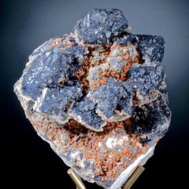 Galena, Cerussite and Wulfenite -Classic