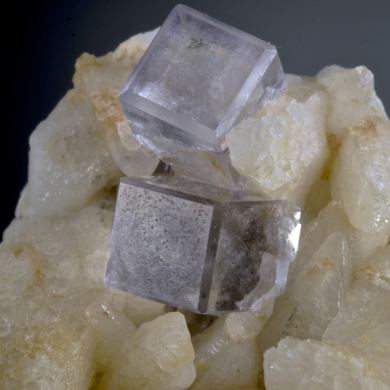Fluorite with Calcite