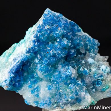 Shattuckite in Quartz
