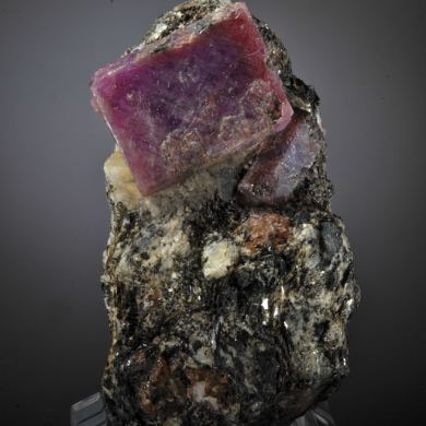 Corundum V. Ruby in Schist