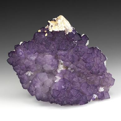 Fluorite on Quartz after Calcite