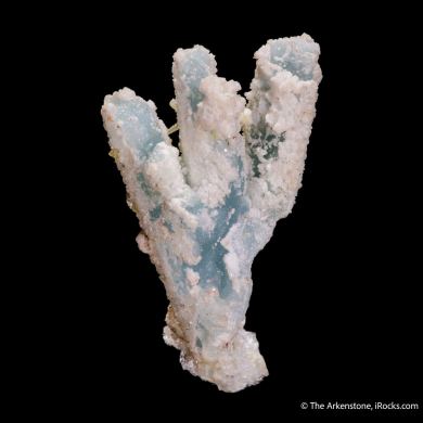 Willemite ps. Azurite with Mimetite, Dolomite