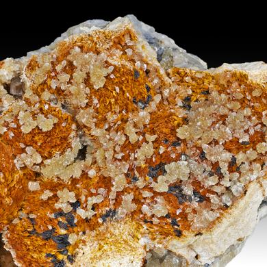Hemimorphite with Barite