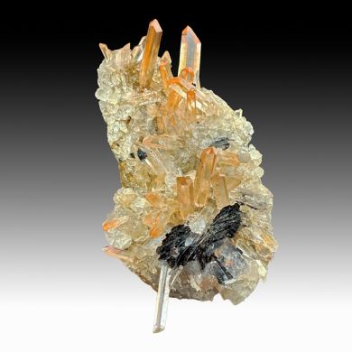 Quartz with Hematite