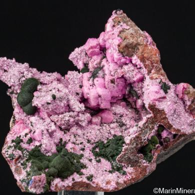 Kolwezite on Cobaltian Calcite