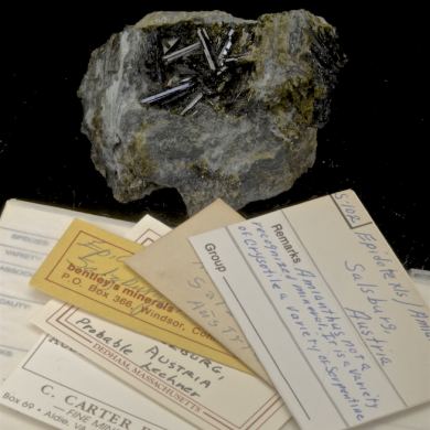 Epidote with Byssolite - old Austrian