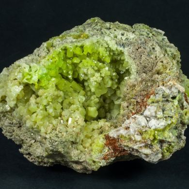 Pyromorphite with Baryte