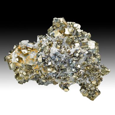 Pyrite with Quartz