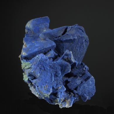 Azurite pseudomorph after Tetrahedrite - classic French