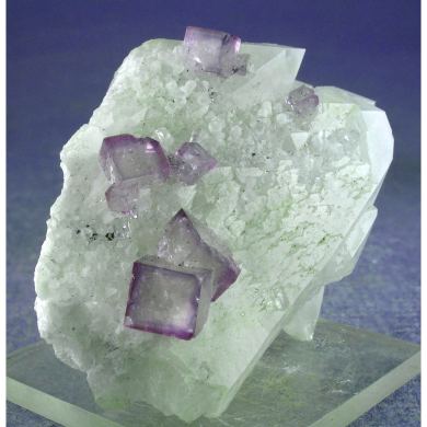 Fluorite, Quartz
