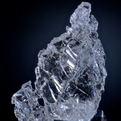 Beryl var. Goshenite - highly etched crystal