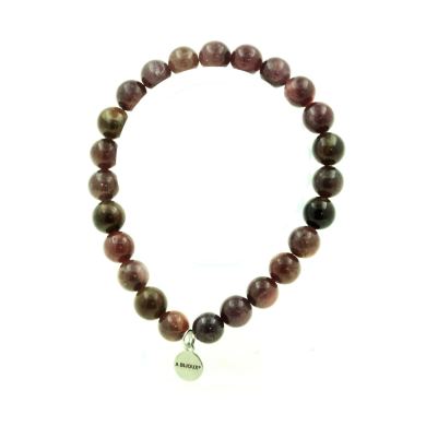 Ruby from Mogok, Burma, Myanmar Bracelet 8 mm Beads. 2A quality.
