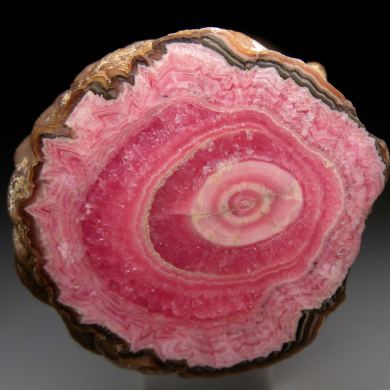 Rhodochrosite stalactite