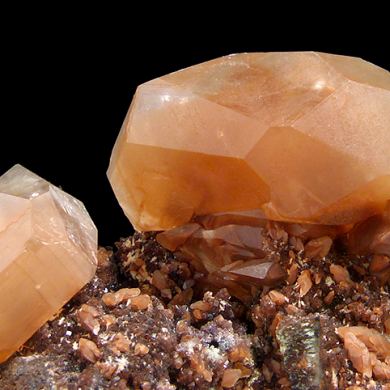 Calcite, hematite
