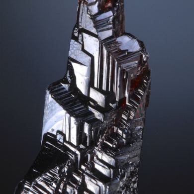 Spessartine - etched gem crystal