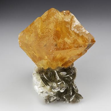 Scheelite with Muscovite