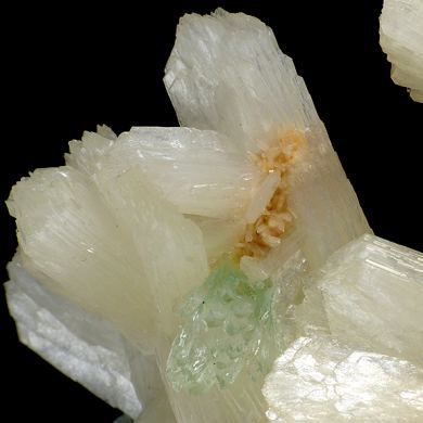 Stilbite, fluorapophyllite, heulandite