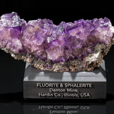 Fluorite & Sphalerite from Denton Mine