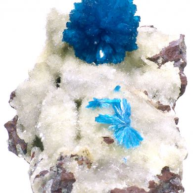 Cavansite, heulandite