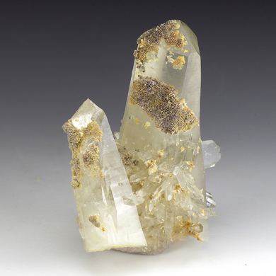 Pyromorphite on Quartz